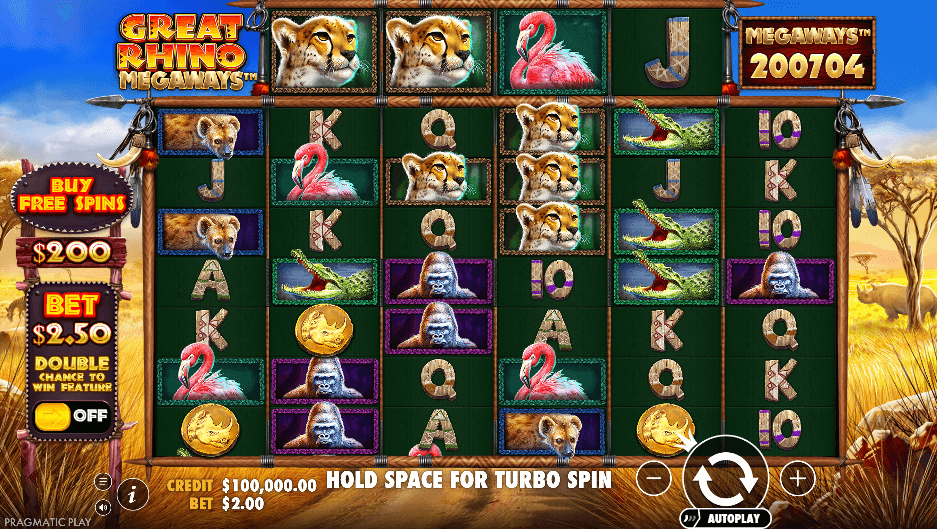 Great Rhino Megaways (Pragmatic Play) Image 1